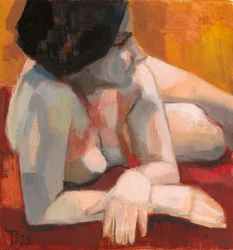 Warm liggend figuur