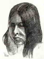 Vrouw in de schaduw