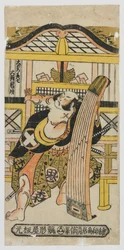 De Acteur Otani Oniji als Omori Hikoshichi, Edo-periode, 1743