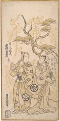 Scène uit een drama, Ichimura Kamezo als Hirano-ya Tokubei