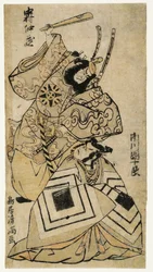Nakamura Nakazō I en Ichikawa Danjūrō IV. Torii Kiyomitsu I