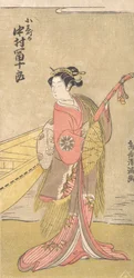 De Acteur Nakamura Tomijuro in de Rol van Koshizuka, ca. 1767