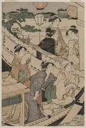 Boottocht op de Sumida-rivier