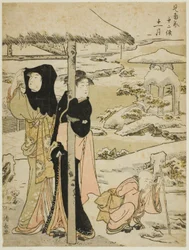 De elfde maand (Juichigatsu), uit de serie "Twaalf maanden in het zuiden (Minami juni ko)"