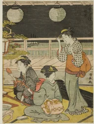 De Zevende Maand (Shichigatsu), uit de serie "Twaalf Maanden in het Zuiden (Minami juni ko)"