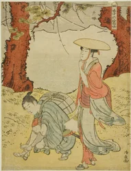 Totsuka, uit de serie "Mount Fuji in de vier seizoenen (Shiki no Fuji)"