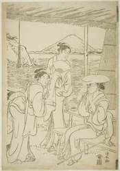 Bezoekers aan Enoshima