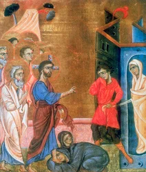 De opwekking van Lazarus, c1268