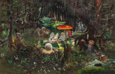 Sprookjesprinses, ca 1896 (olieverf op doek)