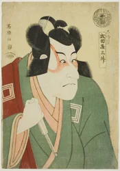 Naritaya Sansho (De acteur Ichikawa Danjuro VI als Arakawa Taro Takesada)