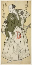 De Acteur Yamashina Shirojuro als Nagoya Sanzaemon (Yamashina Shirojuro no Nagoya Sanzaemon)