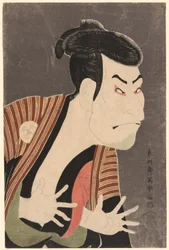 De acteur Otani Oniji III als Edobei