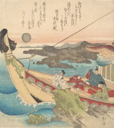 Binnenzee bij Tosa, ca. 1820