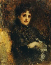 Portret van Emma Ivon, door Tranquillo Cremona