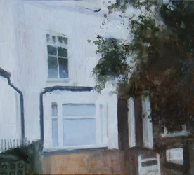 Een plek om te wonen 12, 2011 (olieverf op multiplex)