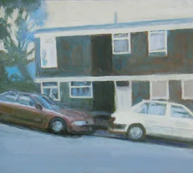 Een plek om te wonen 13, 2011 (olieverf op multiplex)