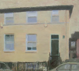 Een plek om te wonen 1, 2010 (olieverf op multiplex)