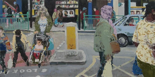 Straat, 2003 (olieverf op doek)