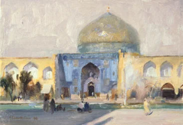 Middag, Damesmoskee, Isfahan