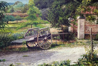 Oude kar, Vichy, Frankrijk