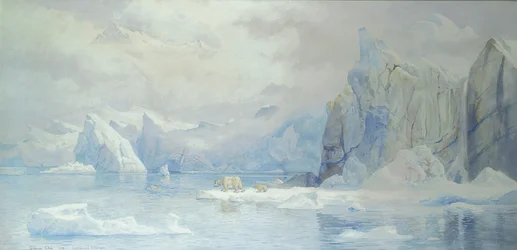 Oostelijke Gletsjer, Spitsbergen, 1905