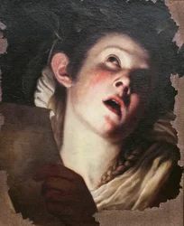 Jonge vrouw die zingt