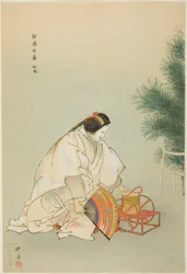 Matsukaze, uit de serie "Honderd No Dramas (Nogaku hyakuban)".