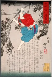 Hino Kumawaka springt van bamboe