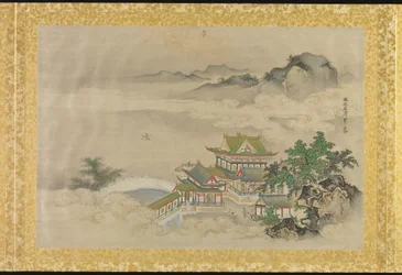 Album met kopieën van Chinese schilderijen
