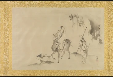 Album met kopieën van Chinese schilderijen