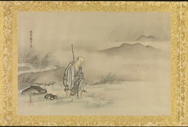 Album met kopieën van Chinese schilderijen