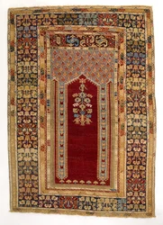Gebedskleed, Kula, Anatolië (wol)