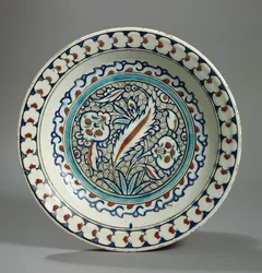 Steenpasta bord, Iznik, Turkije