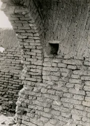 Ruïnes van kerk in woestijn, detail van pendentie voor koepel, Adindan, Egypte, foto door Ugo Monneret de Villard