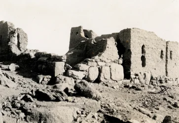 Ruïnes op het eiland Bigeh, Egypte, foto door Ugo Monneret de Villard