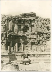 Het nymfaeum, Grieks-Romeinse stad Gerasa (nu Jerash), foto door Ugo Monneret de Villard, ca 1930