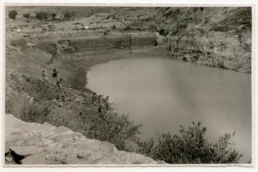 Waterbekken bij Axum, Ethiopië, foto door Ugo Monneret de Villard
