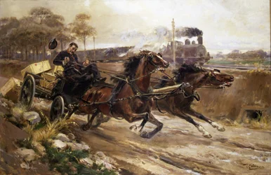 Op hol geslagen paarden