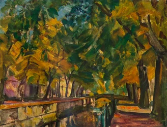Kanaal in Potsdam, ca. 1926