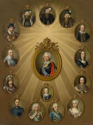 De Gustavian Familie, ca. 1785
