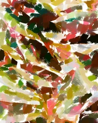 Levendige abstracte penseelstreken