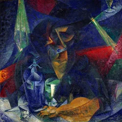 Dame in het café of 