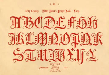 16e eeuw. Albert Durers Gebedenboek. Groot, 1862