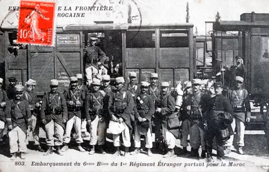 1e regiment Franse Vreemdelingenlegioen, Marokko, 1911