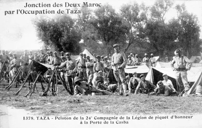 24e compagnie van het Franse Vreemdelingenlegioen, Taza, Marokko, 1904
