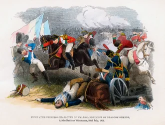 5e Regiment Dragonders, De Slag bij Salamanca, 22 juli 1812