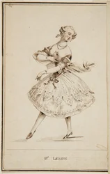 Een balletdanseres, juffrouw Leclerc
