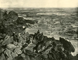 Een kustscène bij Warrnambool, 1901