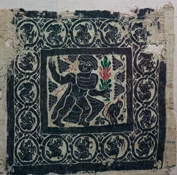 Een Koptisch textiel uit Egypte, 3e eeuw
