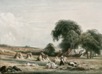 Een Oogstscène, c1900